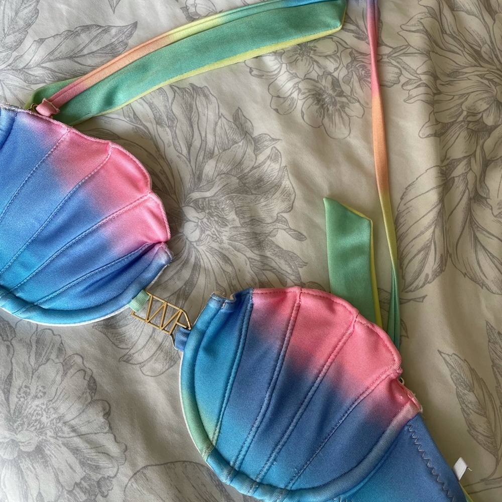 Wildfox Mermaid Gradient Bikini Top (XS)